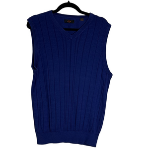 Callaway Men's V-Neck Blue Golf Athleisure Sweater Vest